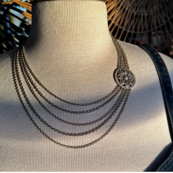 Lois Hill .925 sterling necklace - Picture 2 of 7